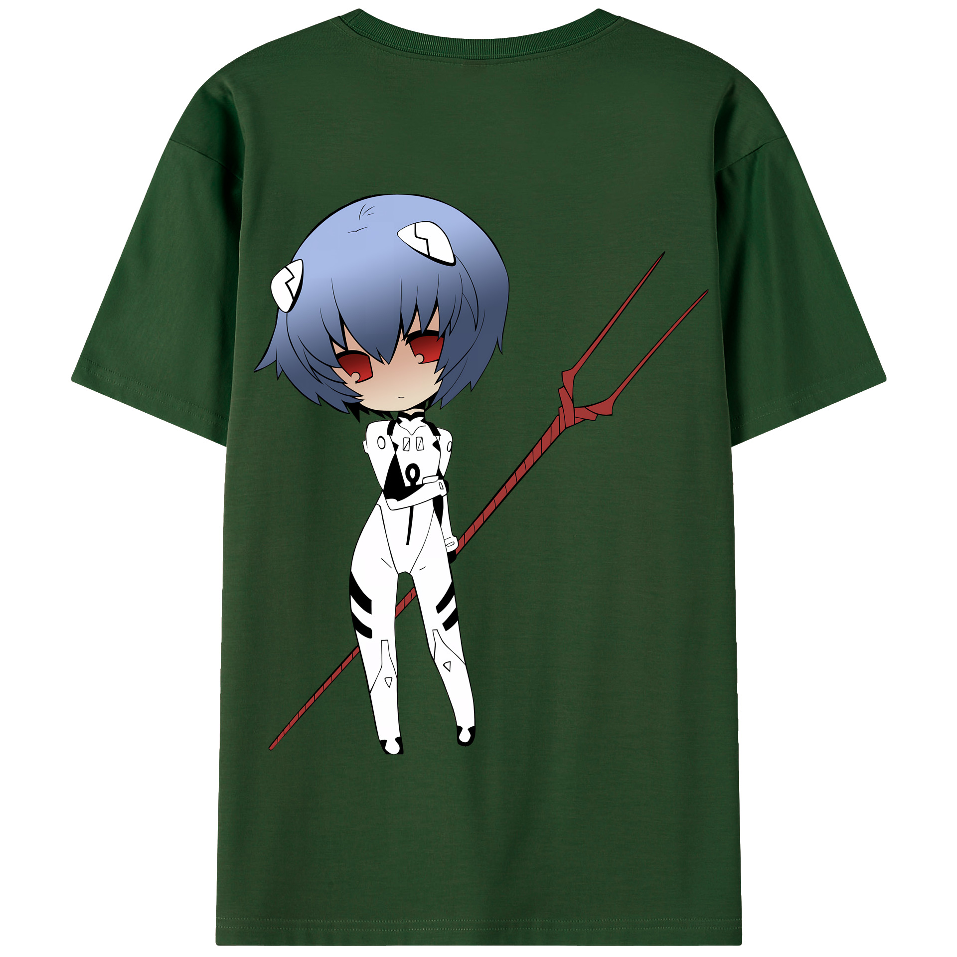 （画像用） EVA 新世紀エヴァンゲリオン 綿100％半袖Tシャツ（背面プリント）
